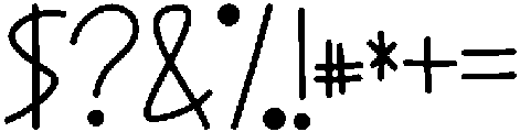 Poppy otf (400) Font OTHER CHARS