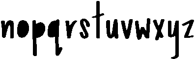 Poppyseed Solid otf (400) Font LOWERCASE
