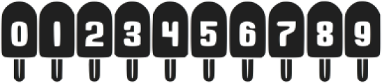 Popsicle Regular ttf (400) Font OTHER CHARS