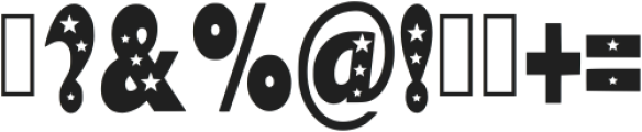Popstar Regular otf (400) Font OTHER CHARS