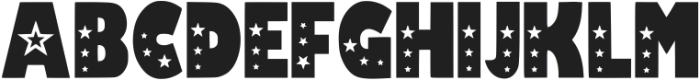 Popstar Regular otf (400) Font UPPERCASE