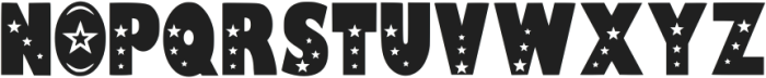 Popstar Regular otf (400) Font UPPERCASE