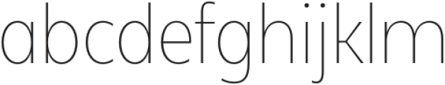 Popten Display Thin otf (100) Font LOWERCASE