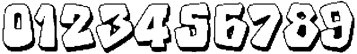 Populaz Outline3D otf (400) Font OTHER CHARS