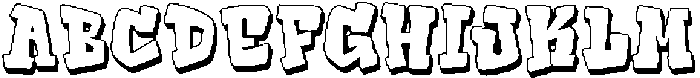 Populaz Outline3D otf (400) Font UPPERCASE