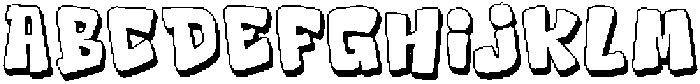 Populaz Outline3D otf (400) FONT