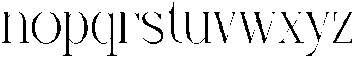 Populer Regular otf (400) Font LOWERCASE