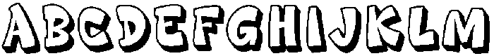 Populous Regular otf (400) Font UPPERCASE
