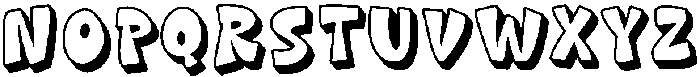 Populous Regular otf (400) Font UPPERCASE