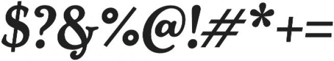 Porchlight SemiBold Italic otf (300) Font OTHER CHARS