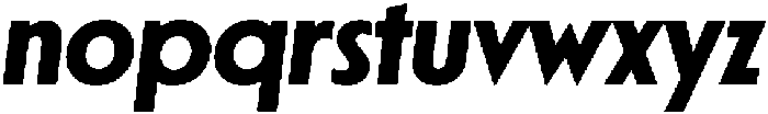 Porito-BoldOblique otf (700) Font LOWERCASE