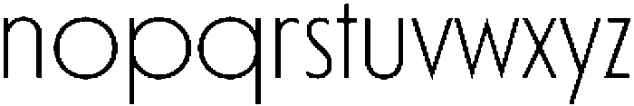 Porito Light otf (300) Font LOWERCASE
