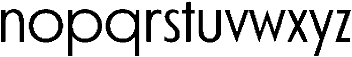 Porito-Regular otf (400) Font LOWERCASE