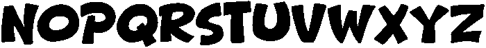 Porky Bold otf (700) Font UPPERCASE