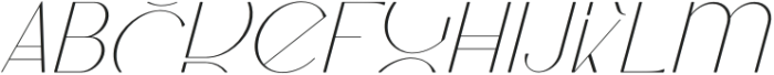 Portal Italic otf (400) Font LOWERCASE