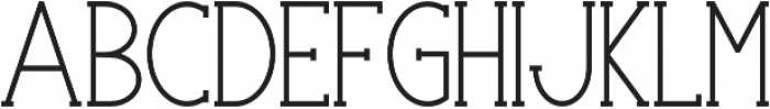 Portland Serif Black otf (900) Font UPPERCASE