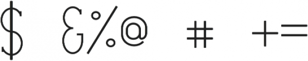 Portland Serif Bold otf (700) Font OTHER CHARS