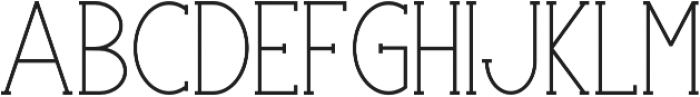 Portland Serif Bold otf (700) Font UPPERCASE