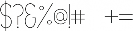 Portland Serif Regular otf (400) Font OTHER CHARS