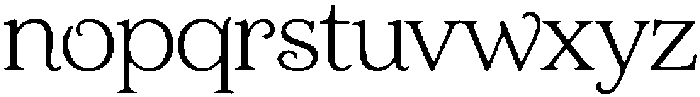 Portofell Regular otf (400) Font LOWERCASE