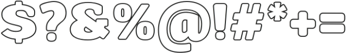 PortsPlayOutline-Regular otf (400) Font OTHER CHARS