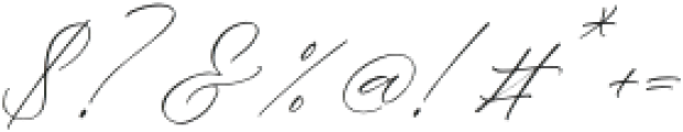 Portterda Italic otf (400) Font OTHER CHARS