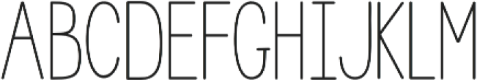 Posch Sans Serif Light otf (300) Font LOWERCASE