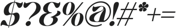 Posisy Italic otf (400) Font OTHER CHARS