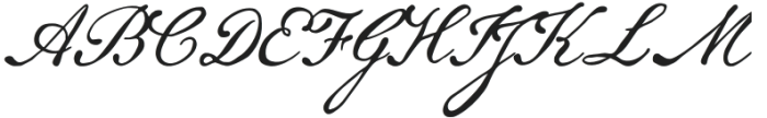 Positano Sunday Script otf (400) Font UPPERCASE