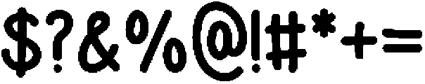 Positive Progress otf (400) Font OTHER CHARS