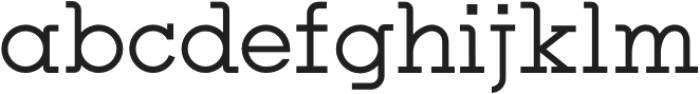 Post Serif Regular otf (400) Font LOWERCASE