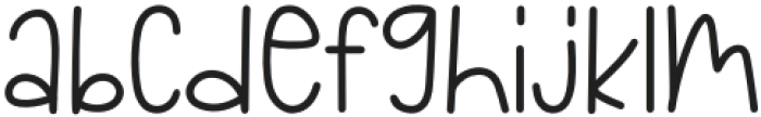 Post-it Note Regular otf (400) Font LOWERCASE