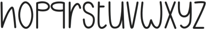 Post-it Note Regular otf (400) Font LOWERCASE