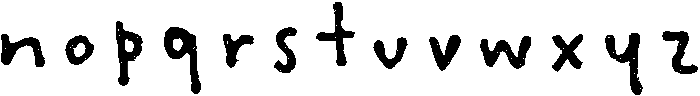 Postcards from Vienna Spaced Rg ttf (400) Font LOWERCASE