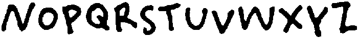 PostcardsFromViennaJumpy2-Reg otf (400) Font UPPERCASE