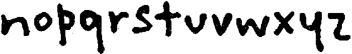 PostcardsfromViennaJumpy-Reg otf (400) Font LOWERCASE