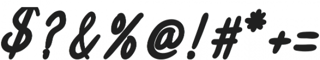 Postciv Bold Italic otf (700) Font OTHER CHARS