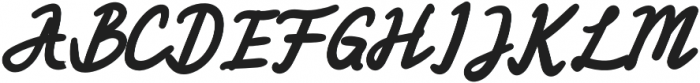 Postciv Bold Italic otf (700) Font UPPERCASE