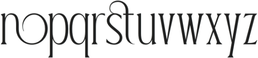 Postenia Regular otf (400) Font LOWERCASE