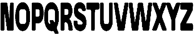 Poster Condensed otf (400) Font UPPERCASE