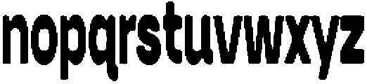 Poster Condensed otf (400) Font LOWERCASE