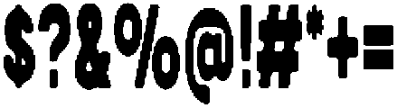 Poster Condensed ttf (400) Font OTHER CHARS