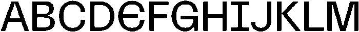 Poster Future otf (400) Font UPPERCASE