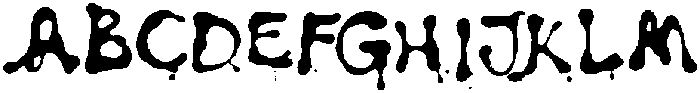 Poster Paint ttf (400) Font