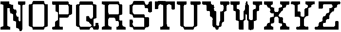 Poster Pixel ttf (400) Font UPPERCASE