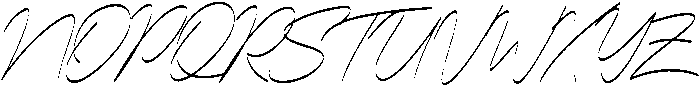 Poster Regular otf (400) Font UPPERCASE