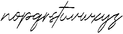Poster Regular otf (400) Font LOWERCASE