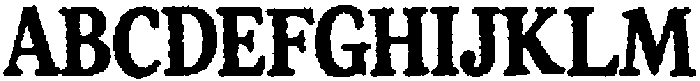 Poster Rough otf (400) Font UPPERCASE