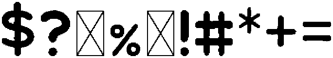 Postmark Regular otf (400) Font OTHER CHARS