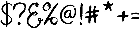 Postmark otf (400) Font OTHER CHARS